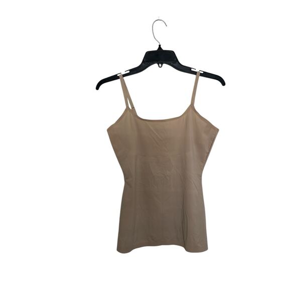 Spanx Top Women Tan Nude Socialight Minimalist Sleeveless Tank Shapewear Cami - Picture 1 of 6
